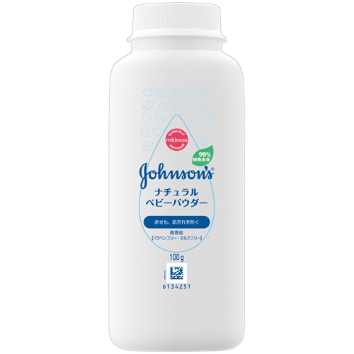 JNTLコンシューマーヘルス ジョンソン ナチュラルベビーパウダー 100g 1個(ご注文単位1個)【直送品】