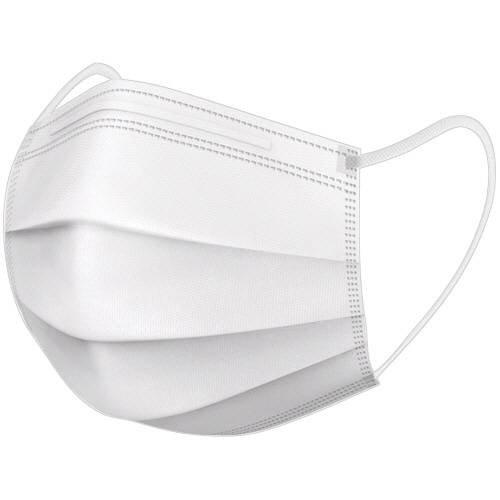 カワモト 3層立体サージカルマスク 個包装タイプ 50枚/箱(ご注文単位1箱)【直送品】