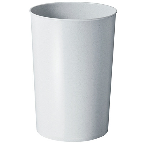 新輝合成 くず入れ トス R-40 丸型 19.5L グレー DS-988-640-5 1個(ご注文単位1個)【直送品】