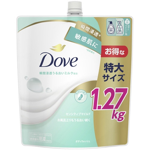 ユニリーバ ダヴ ボディウォッシュ センシティブマイルド つめかえ用 1270g 1個(ご注文単位1個)【直送品】