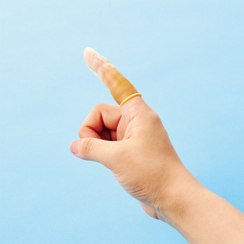 日進医療器 エルモ 医療用滅菌指サック Mサイズ 5個/袋(ご注文単位1袋)【直送品】