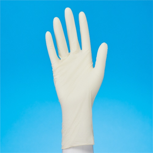 川西工業 ラテックスグローブ 粉なし M #2134 100枚/箱(ご注文単位1箱)【直送品】