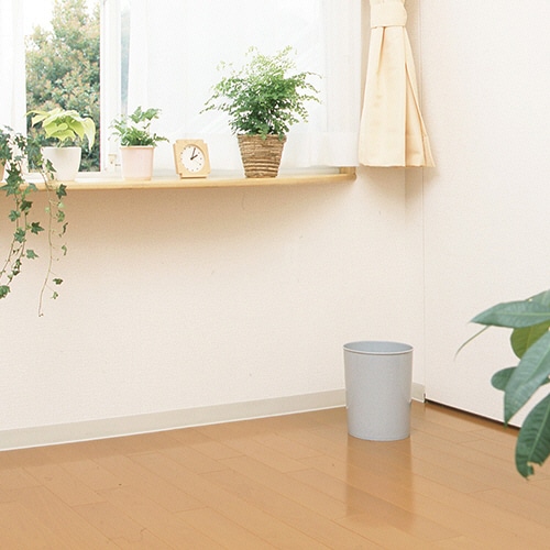 新輝合成 くず入れ トス R-30 丸型 10.2L グレー 1個(ご注文単位1個)【直送品】