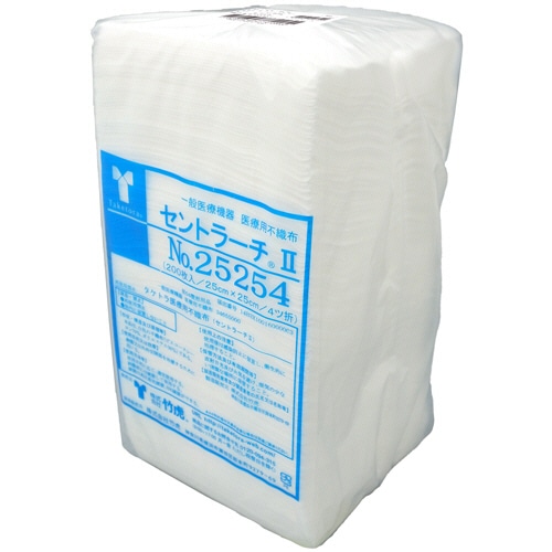 竹虎 セントラーチⅡ 12.5×12.5cm 4つ折り 200枚/袋(ご注文単位1袋)【直送品】