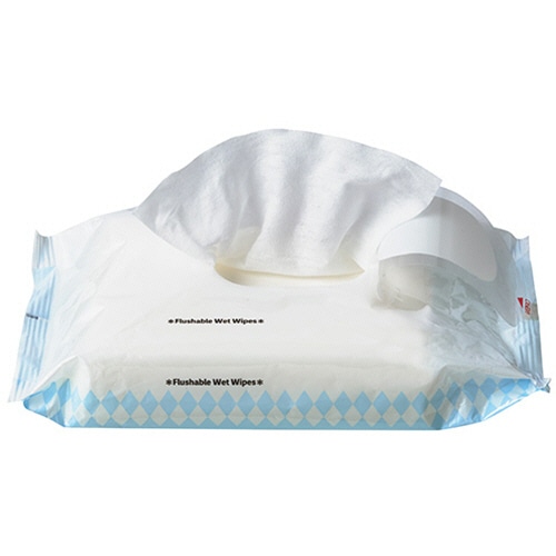 TANOSEE トイレに流せるウェットシート 72枚/袋(ご注文単位1袋)【直送品】