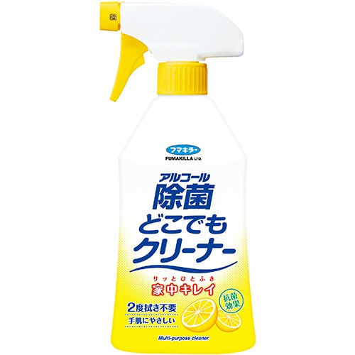 フマキラー アルコール除菌 どこでもクリーナー 本体 300ml 1本（ご注文単位1本）【直送品】