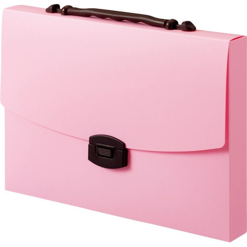 ライオン事務器　キャリングバッグ　イロキャリ　ストロベリーミルク　CA-143SM　1個（ご注文単位1個）【直送品】