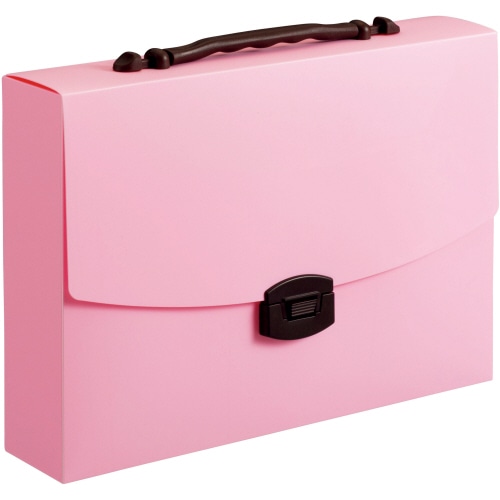 ライオン事務器　キャリングバッグ　イロキャリ　ストロベリーミルク　CA-173SM　1個（ご注文単位1個）【直送品】