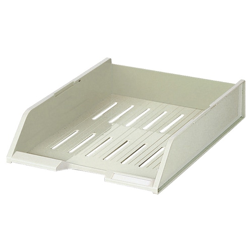 コクヨ スタッキングトレー A4タテ ライトグレー DT-40NM 1個(ご注文単位1個)【直送品】