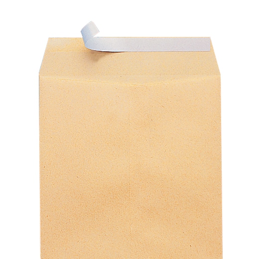 高春堂　ピース　R40再生紙クラフト封筒　テープのり付　長4　70g／m2　〒枠あり　4270　1パック（100枚）（ご注文単位1パック）【直送品】