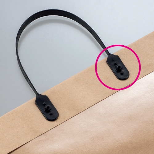 TANOSEE ラミネートクラフトバッグ 大 ヨコ320×タテ440×マチ幅110mm 黒 1パック(10枚)(ご注文単位1パック)【直送品】