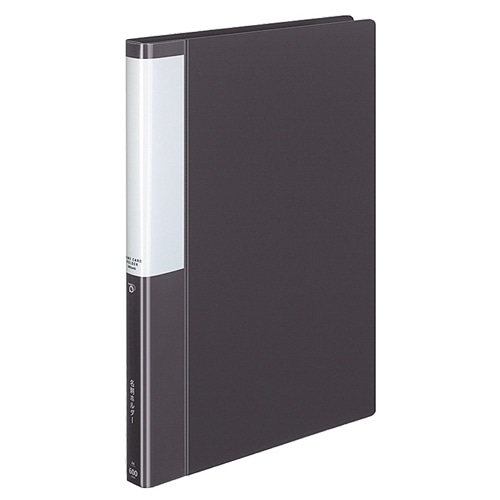 コクヨ　名刺ホルダー（POSITY）　固定式　A4タテ　600名用　ヨコ入れ　ダークグレー　P3メイ-765DM　1冊（ご注文単位1冊）【直送品】
