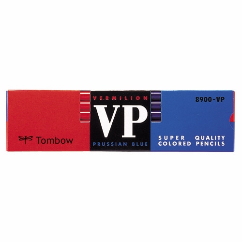 トンボ鉛筆　赤青鉛筆　（朱藍）　8900-VP　1箱（12本）（ご注文単位1箱）【直送品】