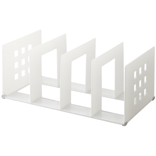 リヒトラブ　仕切ラック　2L　幅390mm　乳白　A-7322-1　1個（ご注文単位1個）【直送品】