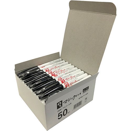 寺西化学　油性マーカー　マジックインキ　No.700　極細　0.7mm　黒　M700-T1-50P　1パック（50本）（ご注文単位1パック）【直送品】