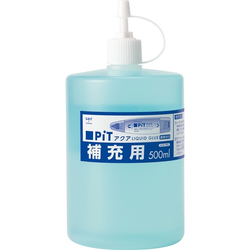 トンボ鉛筆　液体のり　アクアピット　補充用　500ml　PR-WT　1個（ご注文単位1個）【直送品】