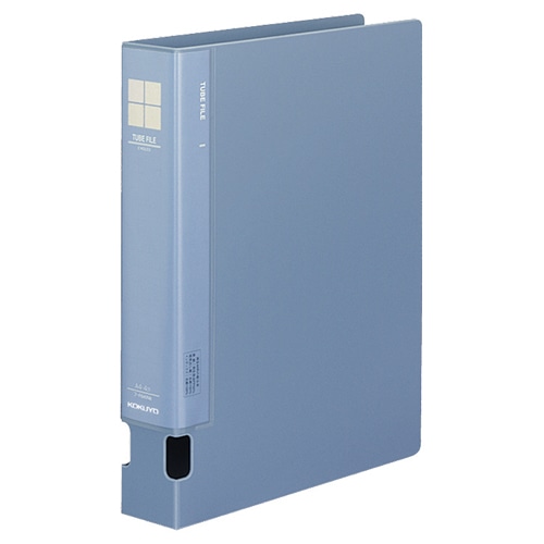 コクヨ チューブファイルPP 片開き A4タテ 400枚収容 40mmとじ 背幅55mm 青 フ-F640NB 1冊(ご注文単位1冊)【直送品】