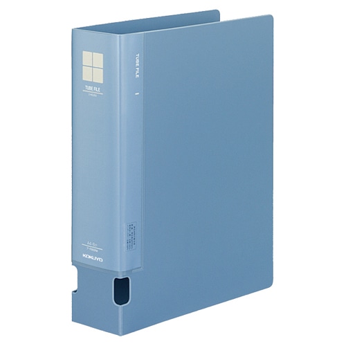コクヨ チューブファイルPP 片開き A4タテ 600枚収容 60mmとじ 背幅74mm 青 フ-F660NB 1冊(ご注文単位1冊)【直送品】