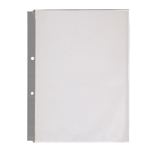 リヒトラブ　ルポ・リーンフォース・クリヤーポケット（お徳用パック）　A4タテ　2穴　台紙なし　N-2208　1パック（50枚）（ご注文単位1パック）【直送品】