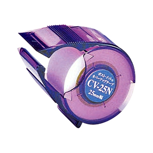 3M　ポスト・イット　カバーアップテープ　カッター付　25mm幅×10m　CV-25N　1個（ご注文単位1個）【直送品】