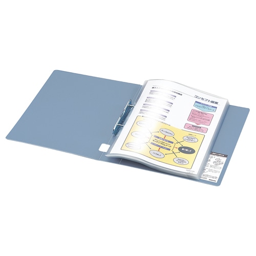 コクヨ クリヤーホルダー(2穴あき・透明) A4 フ-750 1パック(50枚)(ご注文単位1パック)【直送品】