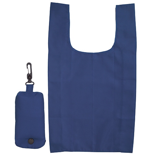 丸玉工業　ジーナス　ECO　コンパクトマイバッグ　S　ネイビー　1枚（ご注文単位1枚）【直送品】