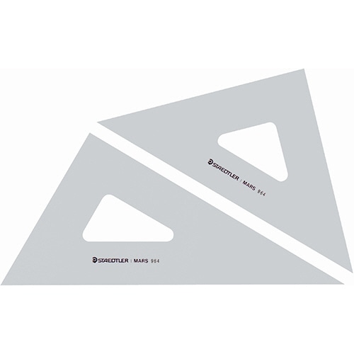 ステッドラー　マルス　三角定規　30cm　45°・60°ペア　964　30　1組（ご注文単位1組）【直送品】