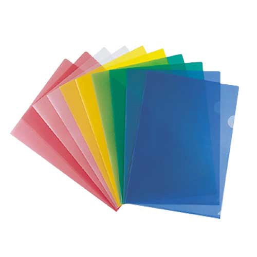 ビュートン クリヤーホルダー A4 カラーミックス CH-A4-C10 1パック(10枚)(ご注文単位1パック)【直送品】