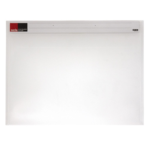 セキセイ シスフォルダー A4-S(長辺フタ) 透明 SYF-151-90 1枚(ご注文単位1枚)【直送品】