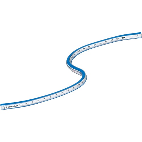 ステッドラー　マルス　自在曲線定規　目盛付　30cm　971　65-30　1個（ご注文単位1個）【直送品】