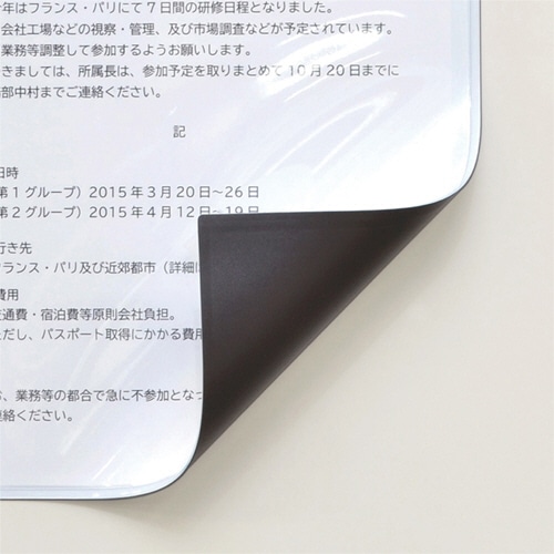 マグエックス マグネットカードケース ツヤ有り A4 MCARD-A4G 1枚(ご注文単位1枚)【直送品】