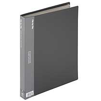 ビュートン　クリヤーブック　A4タテ　40ポケット　背幅26mm　ダークグレー　BCB-A4-40DG　1冊（ご注文単位1冊）【直送品】