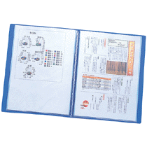 ビュートン　クリヤーブック　A4タテ　40ポケット　背幅26mm　グリーン　BCB-A4-40GN　1冊（ご注文単位1冊）【直送品】