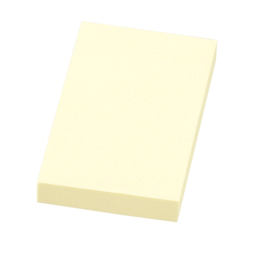 ライオン事務器　ふせん＜リペタ＞　貼ってはがせるメモ　76.2×50.8mm　イエロー　RL-14　1冊（ご注文単位1冊）【直送品】