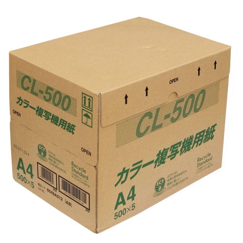 キヤノン　カラーレーザーコピアペーパー　CL-500　A4　6049A012　1セット（2500枚：500枚×5冊）（ご注文単位1セット）【直送品】
