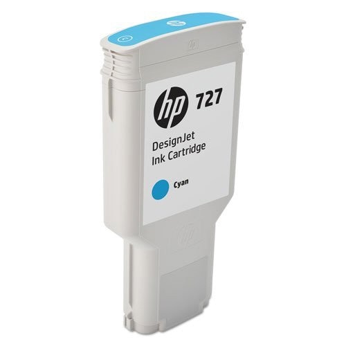 HP　HP727　インクカートリッジ　シアン　300ml　F9J76A　1個（ご注文単位1個）【直送品】