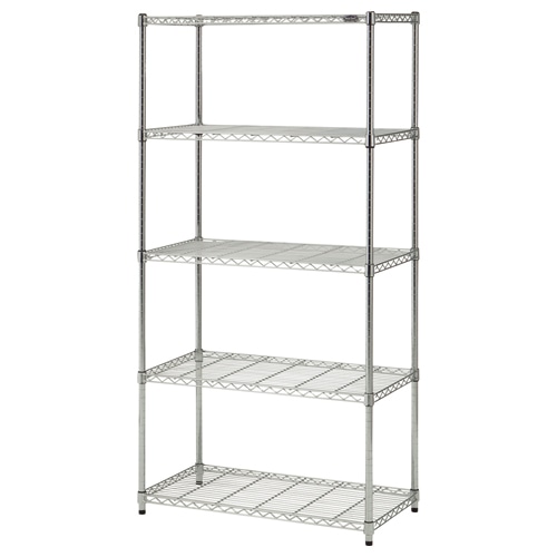 アイリスオーヤマ　メタルラック　5段　幅910×奥行460×高さ1785mm　MR-9018J　1台（ご注文単位1台）【直送品】