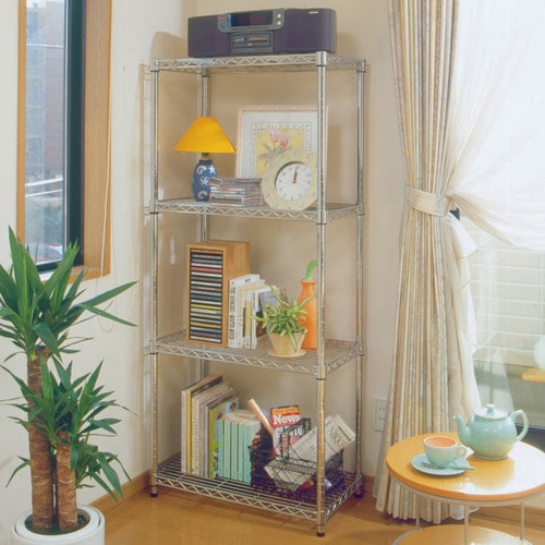 アイリスオーヤマ メタルラック 4段 幅660×奥行360×高さ1510mm MR-6515J 1台(ご注文単位1台)【直送品】