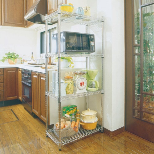 アイリスオーヤマ メタルラック 4段 幅660×奥行360×高さ1510mm MR-6515J 1台(ご注文単位1台)【直送品】