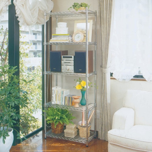 アイリスオーヤマ メタルラック 5段 幅660×奥行360×高さ1785mm MR-6518J 1台(ご注文単位1台)【直送品】