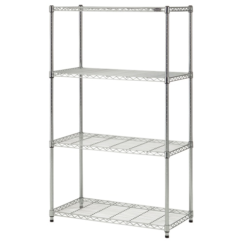 アイリスオーヤマ　メタルラック　4段　幅910×奥行460×高さ1510mm　MR-9015J　1台（ご注文単位1台）【直送品】