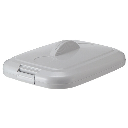 積水テクノ成型　エコポリペール　#90　フタ　角型　グレー　PEKF9H　1個（ご注文単位1個）【直送品】