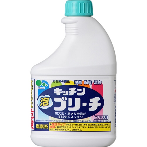 ミツエイ 泡キッチンブリーチ 付替 400ml 1本(ご注文単位1本)【直送品】