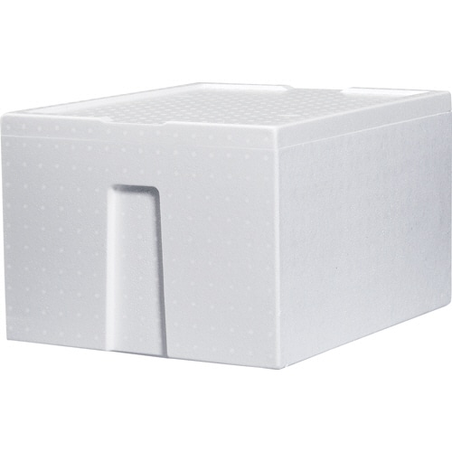 石山　発泡容器　なんでも箱　44.3L　ホワイト　TIS-500KAIV　1個（ご注文単位1個）【直送品】