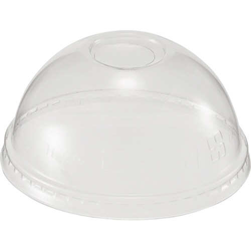 ジャパックス PETカップ 98口径ドーム蓋穴付 透明 CU9852 1パック(50個)(ご注文単位1パック)【直送品】