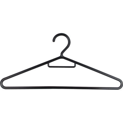 サワフジ　スリムハンガー　ブラック　SL-10BK　1パック（10本）（ご注文単位1パック）【直送品】