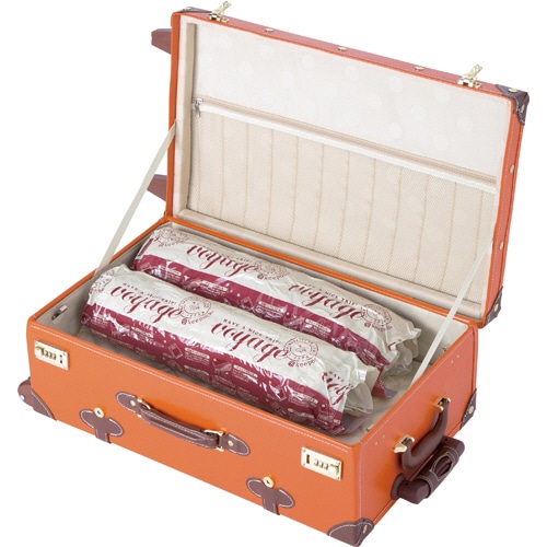 東和産業 Voyage 押すだけ衣類圧縮パック LL 1パック(2枚)(ご注文単位1パック)【直送品】