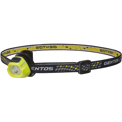 ジェントス　コンパクトヘッドライト　イエローグリーン　HC-24YG　1個（ご注文単位1個）【直送品】