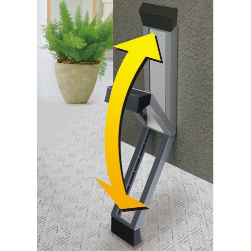 ノムラテック ドアストッパーf マグネットタイプ ライトグレー&グレー N-2368 1個(ご注文単位1個)【直送品】