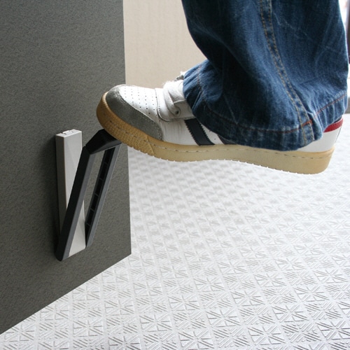 ノムラテック ドアストッパーf マグネットタイプ ライトグレー&グレー N-2368 1個(ご注文単位1個)【直送品】